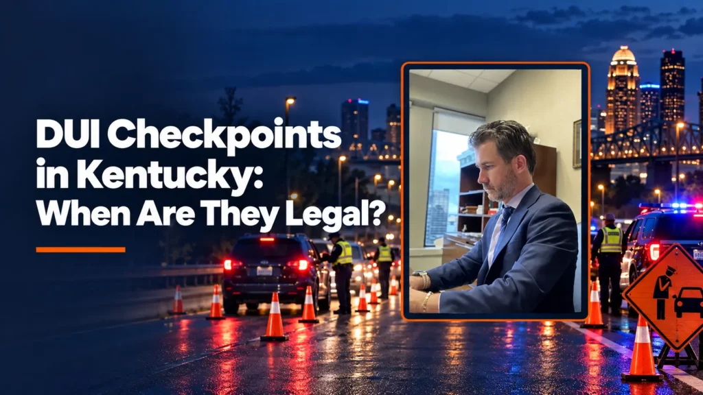 Louisville defense attorney Matt Farra on when Kentucky DUI checkpoints are legal